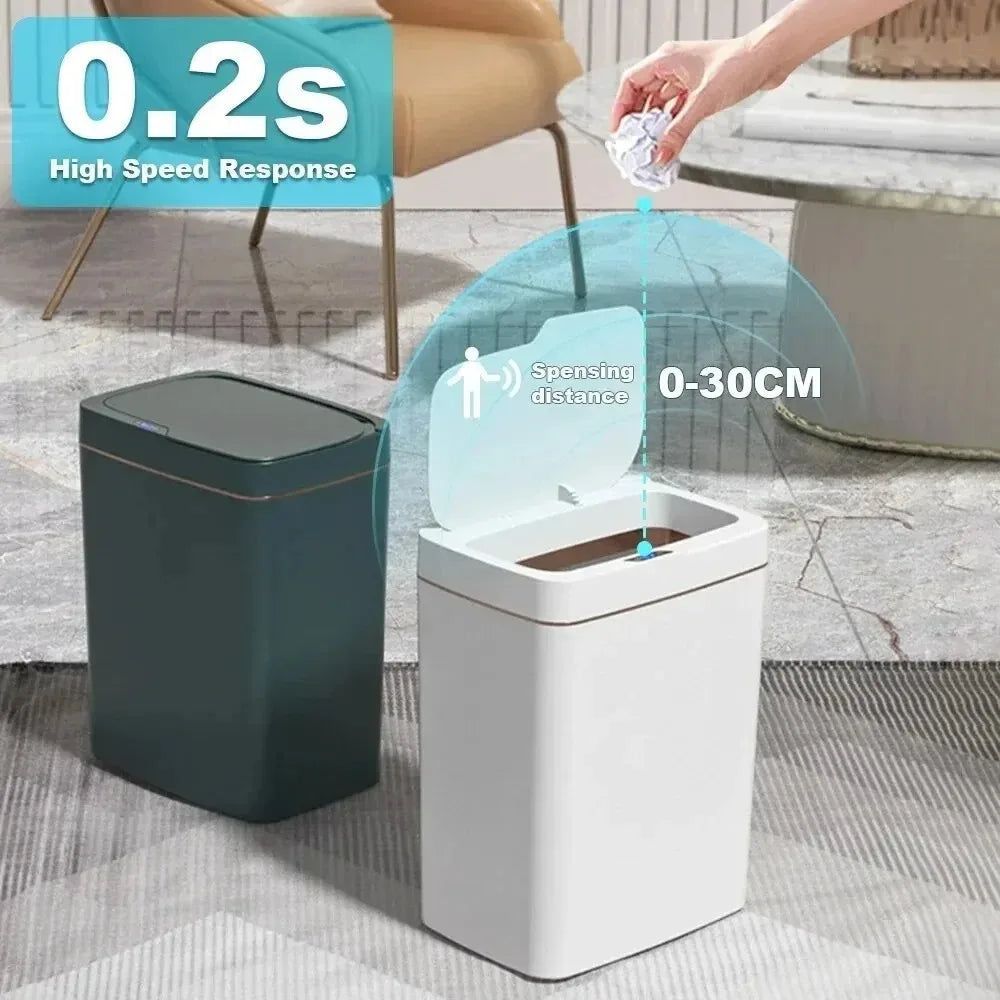 Automatic Bagging Electronic Trash Can