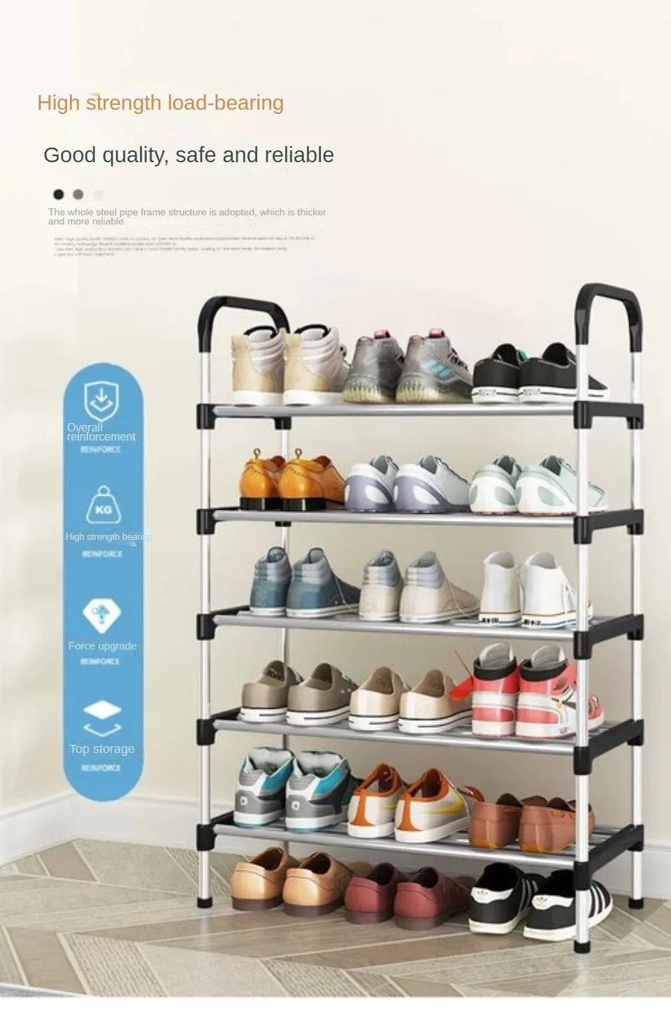 Shoe Rack Can Hold Up To 15 pairs