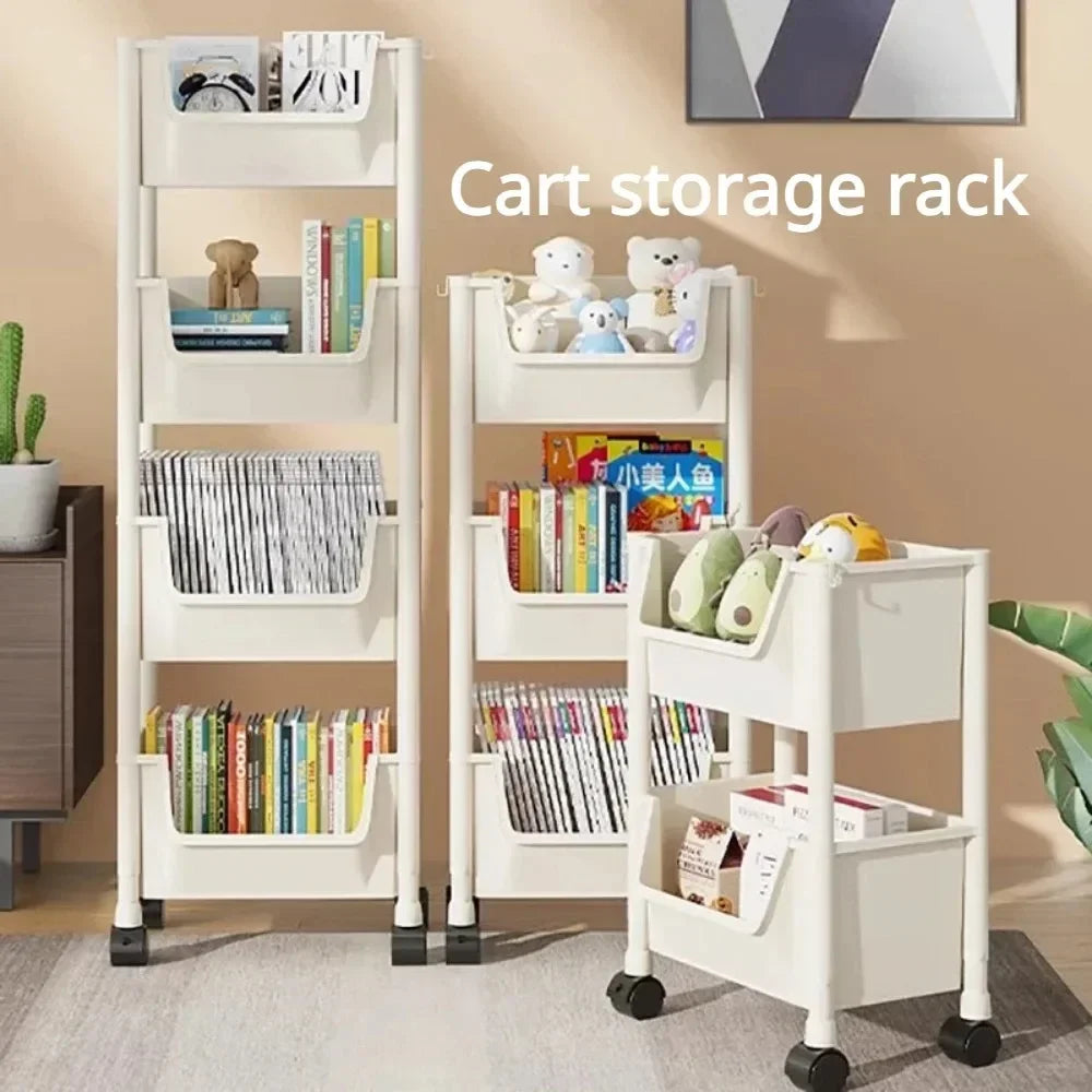 Portable Trolley Storage Rack Perfect for a College Dorm