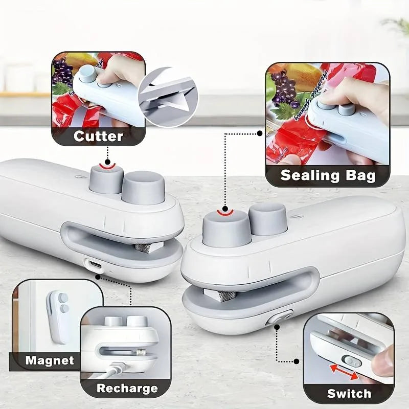 Portable Bag Sealer and Cutter