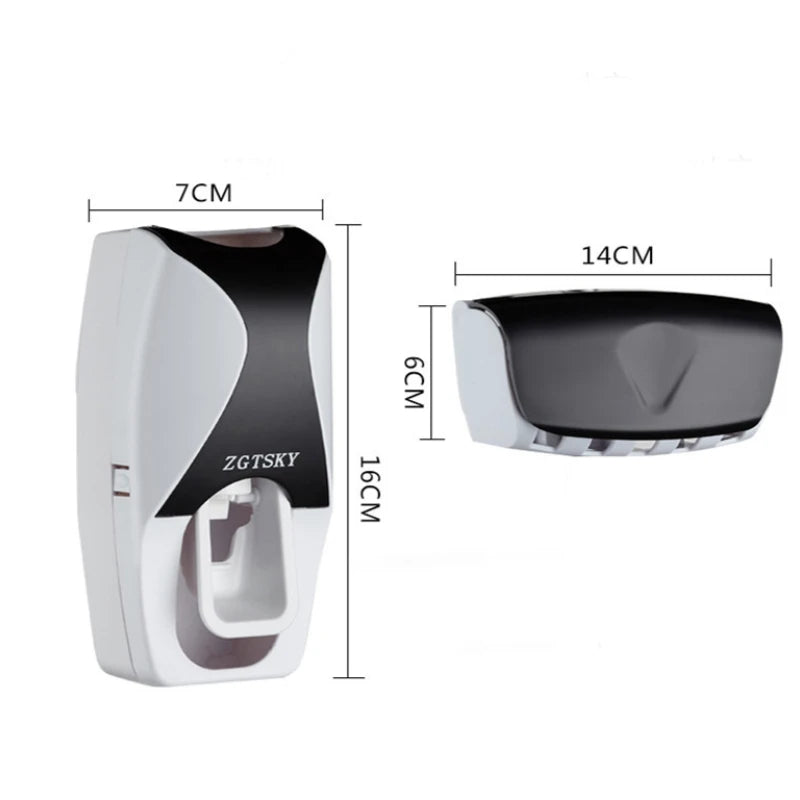 2PCS Automatic Wall Mount Toothpaste Dispenser