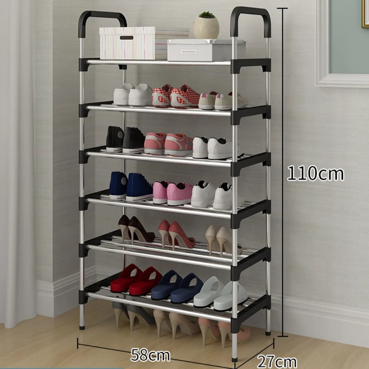 Shoe Rack Can Hold Up To 15 pairs