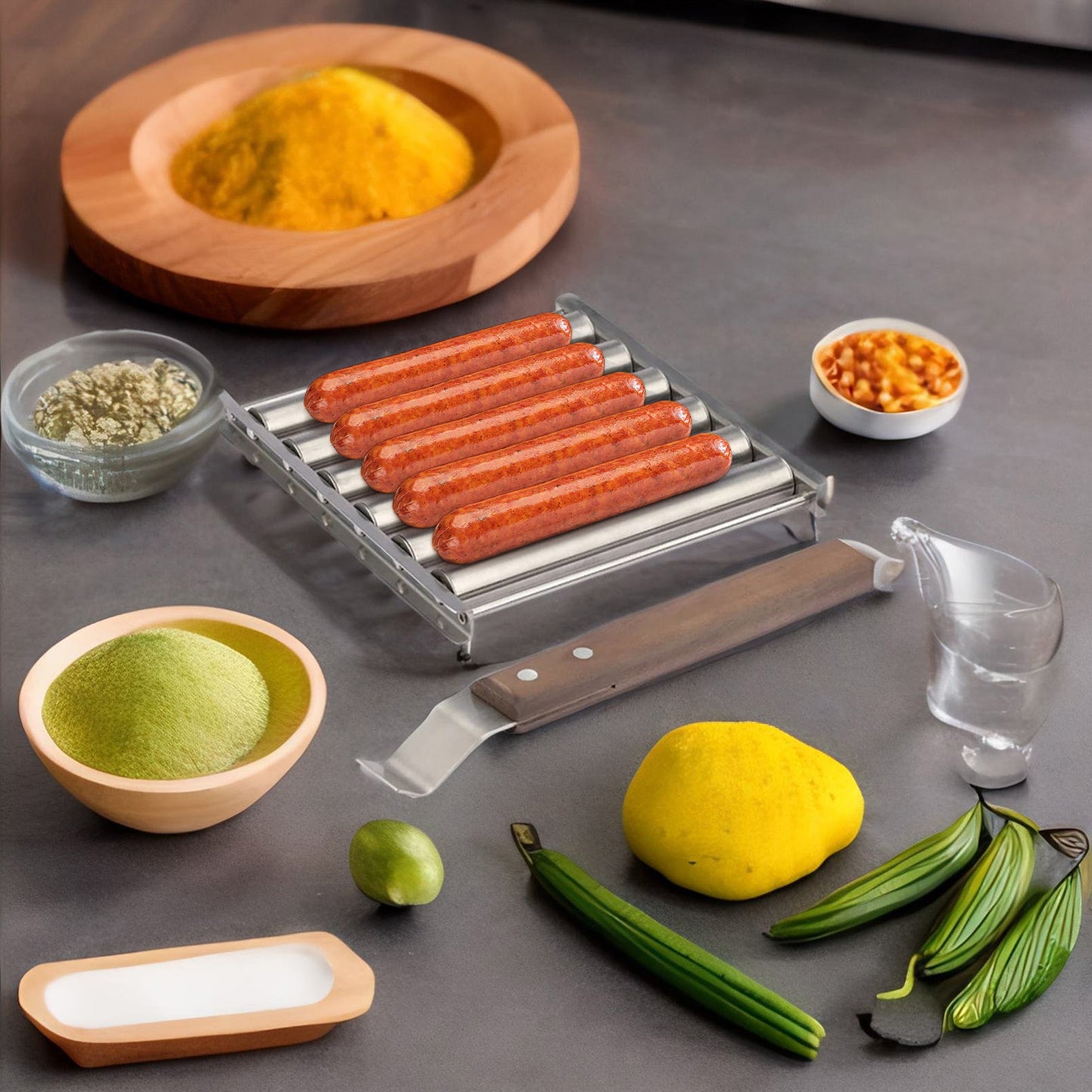 Hot Dog Roller Grill Tool