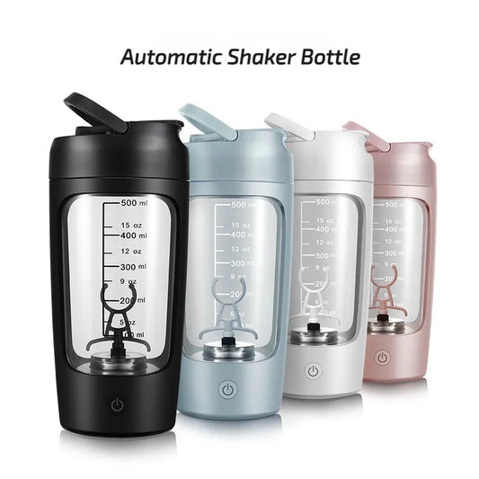 Electric Workout Water Bottle With Mixer