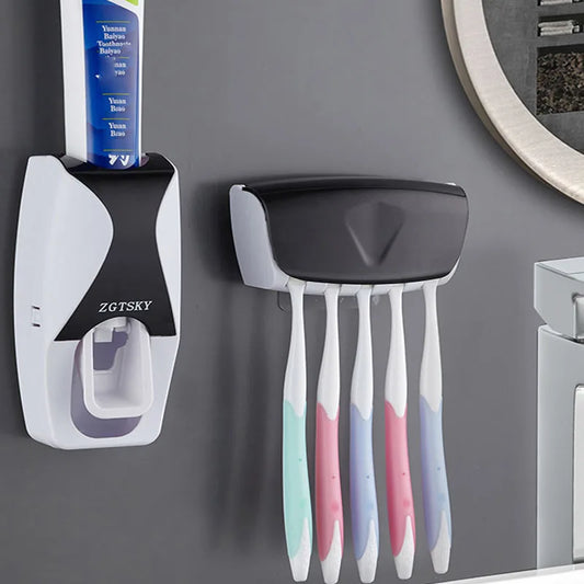 2PCS Automatic Wall Mount Toothpaste Dispenser