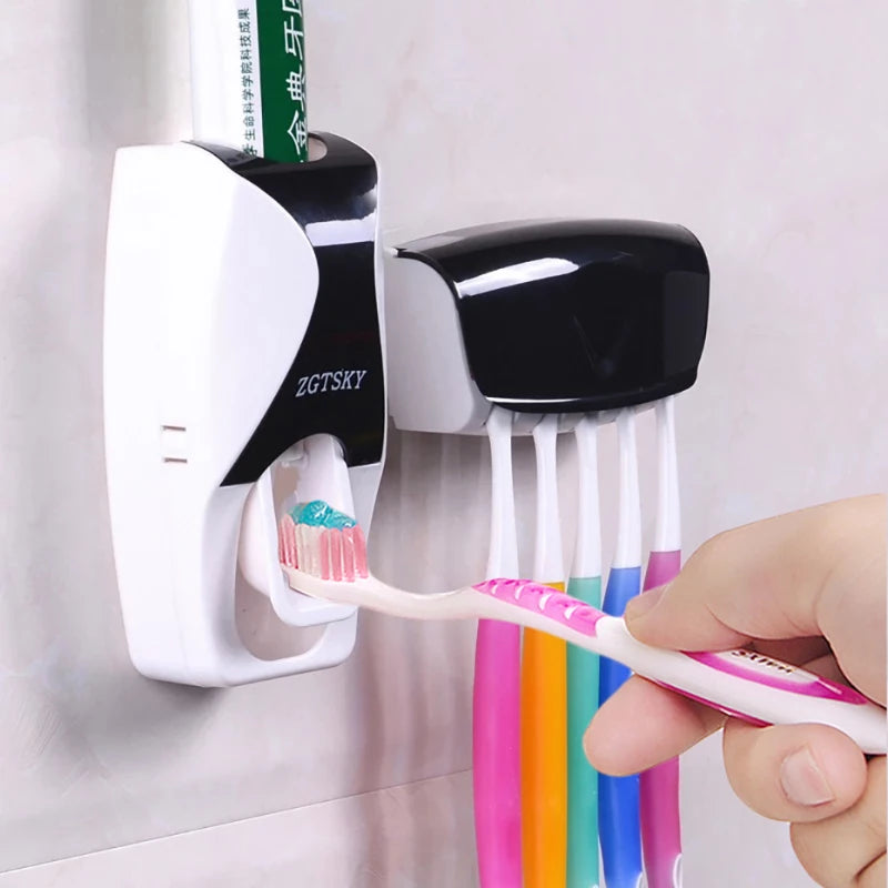 2PCS Automatic Wall Mount Toothpaste Dispenser