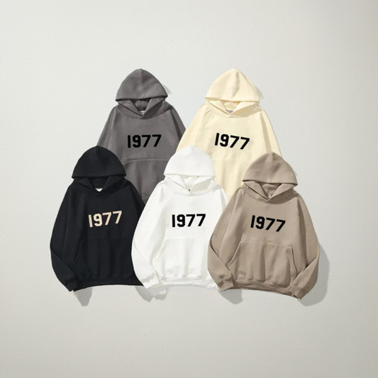 1977 ESSENTIALS Hoodie multiple colors